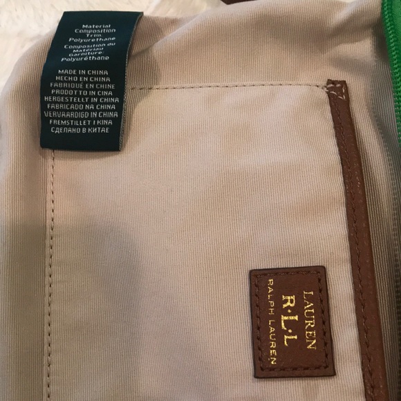 Lauran Ralph Lauren over the shoulder green bag - Picture 5 of 5